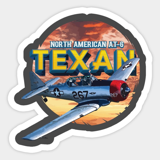 The Texan Sticker by DNC_Designs